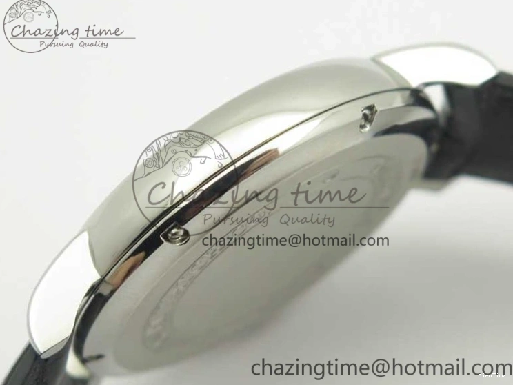 MIROTIME 0321 Portofino Automatic SS TWF 1:1 Best Edition Black Dial on Black Leather Strap A TravelReady 7199